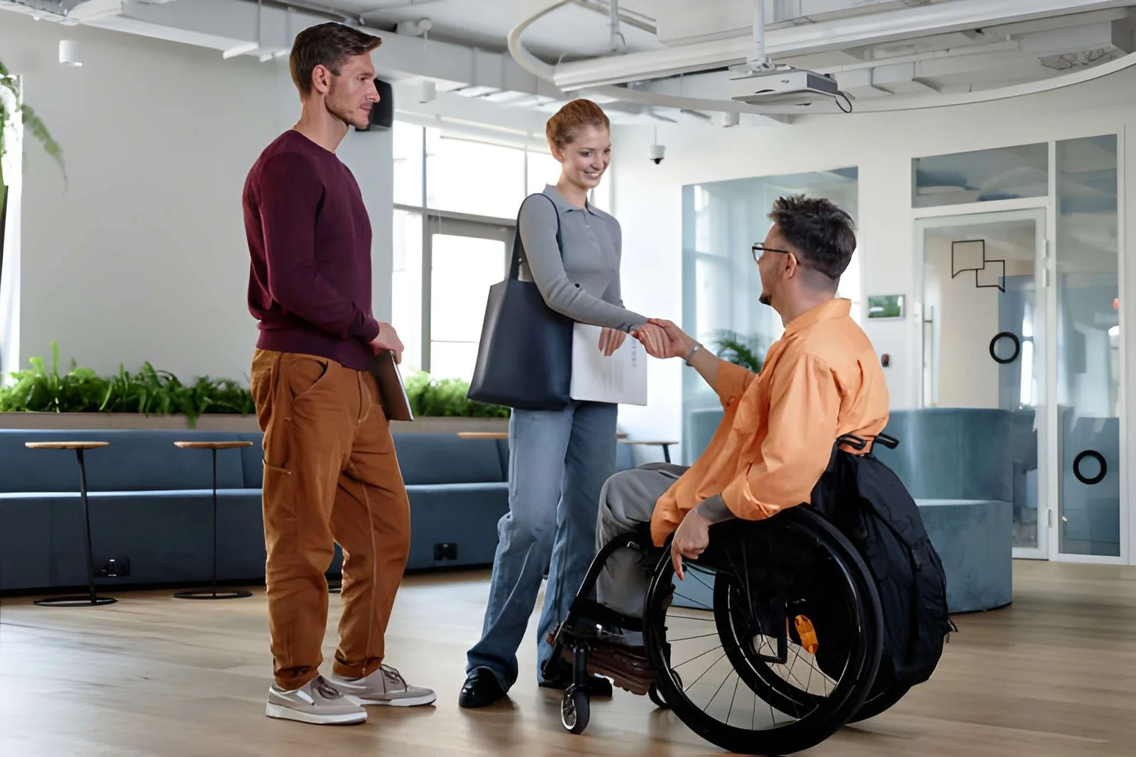 work pick n drop facility for disables